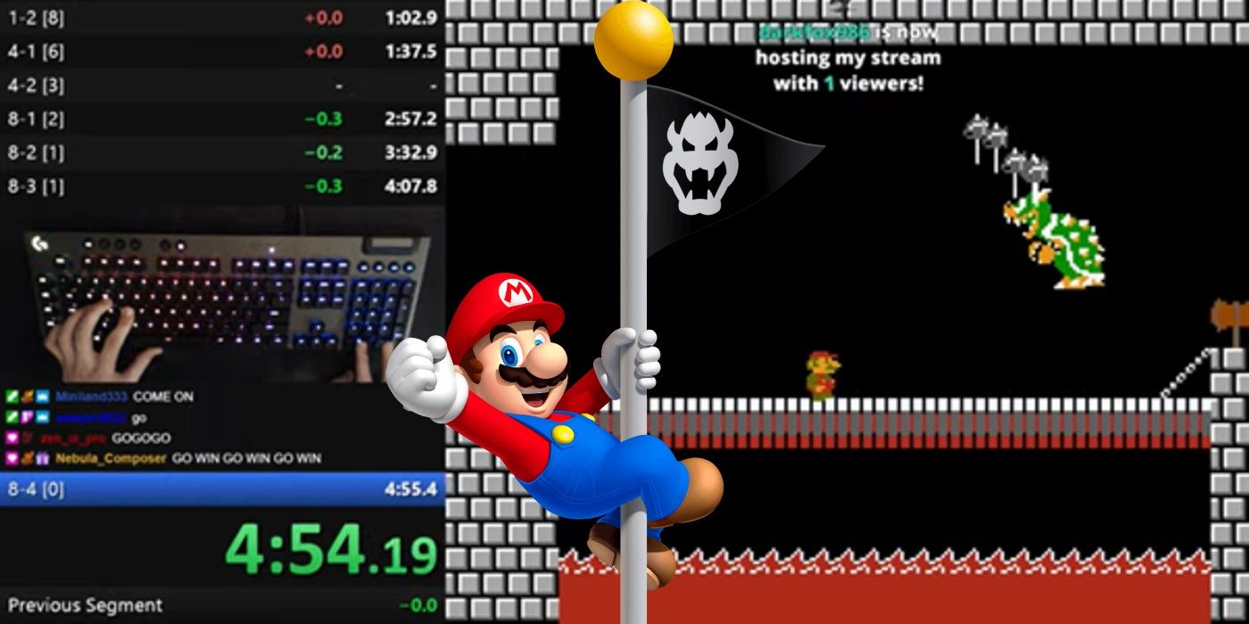 super mario bros. world record