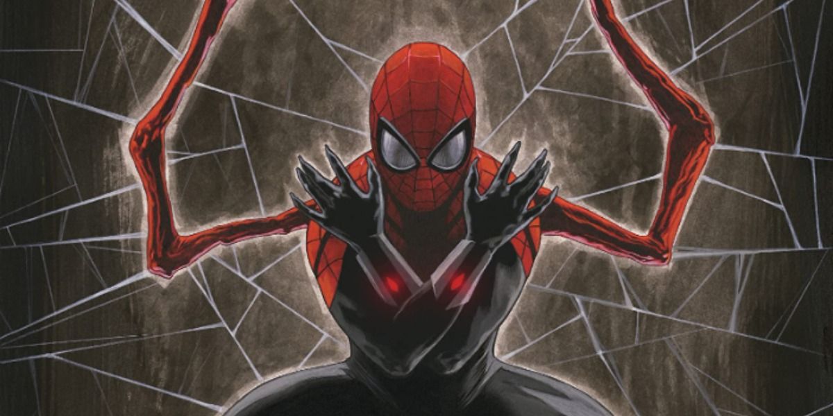 The Superior Spider-Man prepares to attack in Marvel Comics.