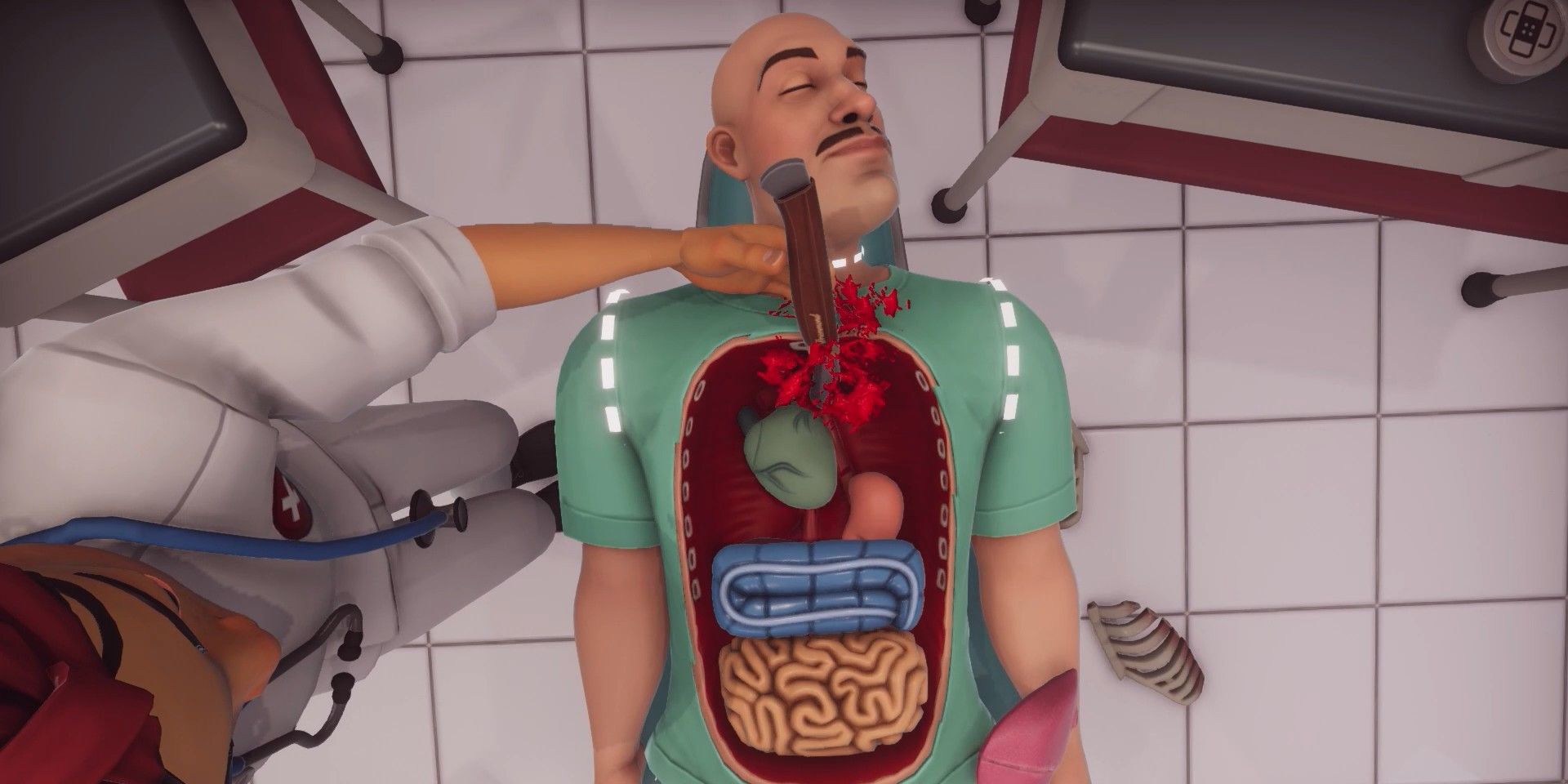 Screenshot from Surgeon Simulator 2