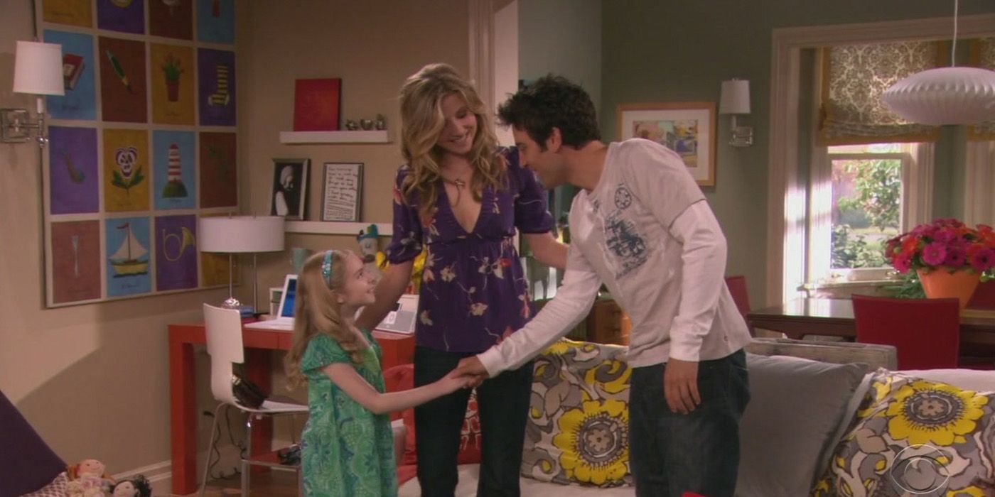 Ted meeting Stella's daughter Lucy on How I Met Your Mother