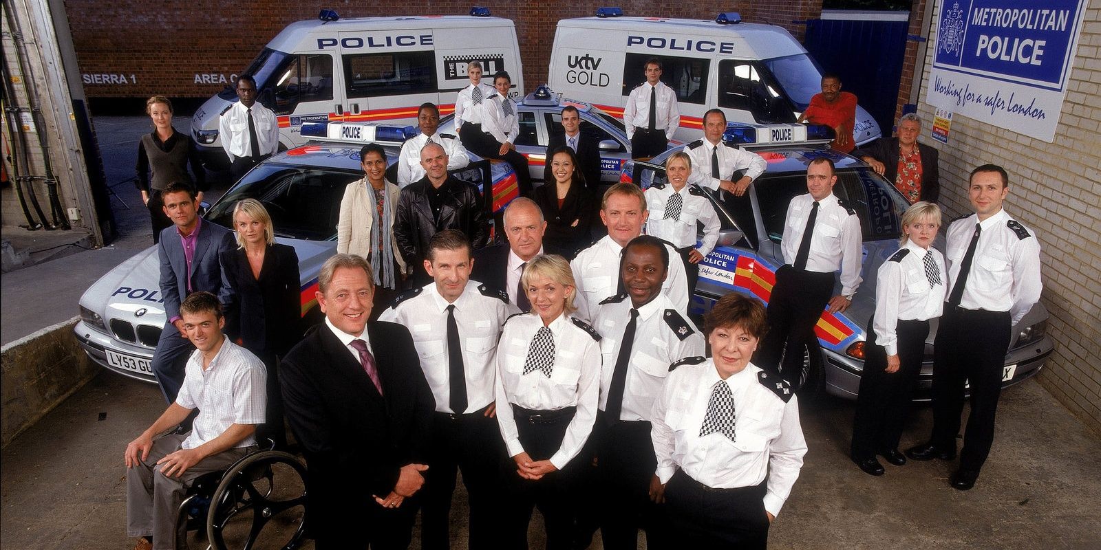 The cast of The Bill