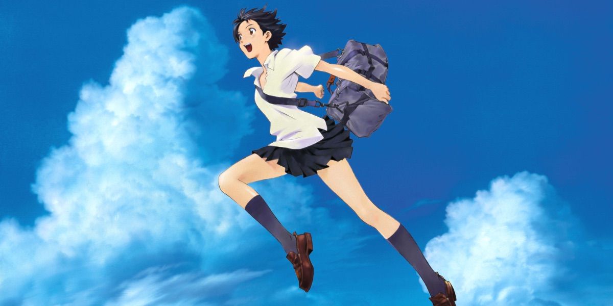 Makoto Konno jumps in The Girl Who Leapt Through Time