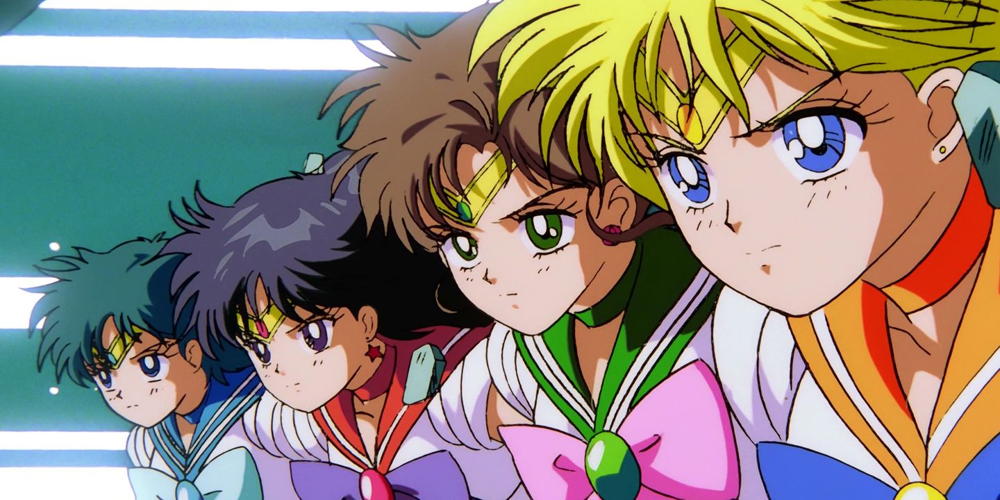 The Inner Guardians lend their support to Princess Serenity in the Sailor Moon R movie