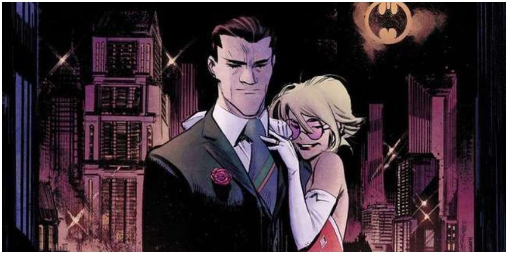 Jack Napier alongside a reformed Harley Quinn