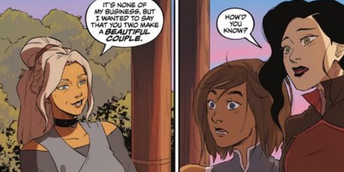 Legend Of Korra 10 Times Korra Asami Were Soulmates