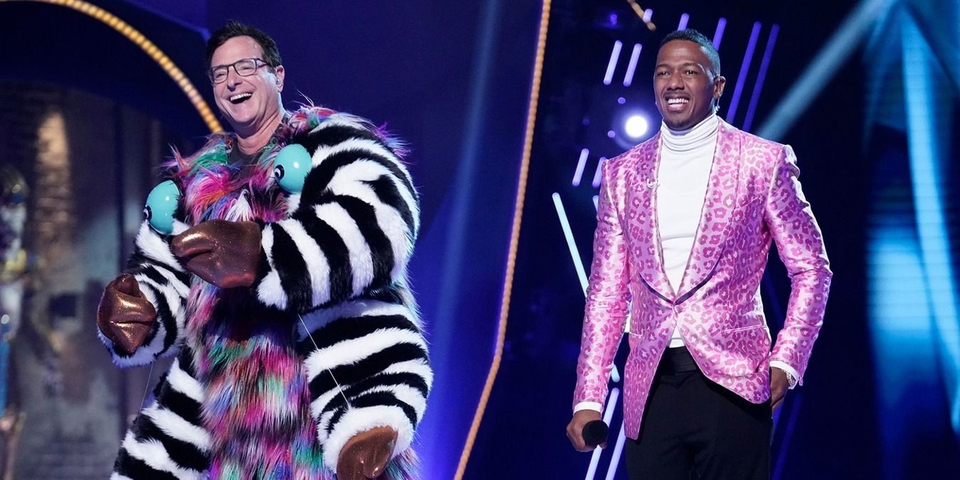 The Masked Singer Nick Cannon and Bob Saget, revealed as Squiggly Monster