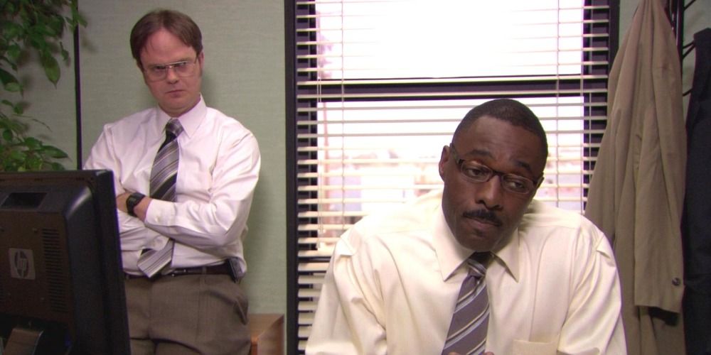 Dwight and Charles in The Office