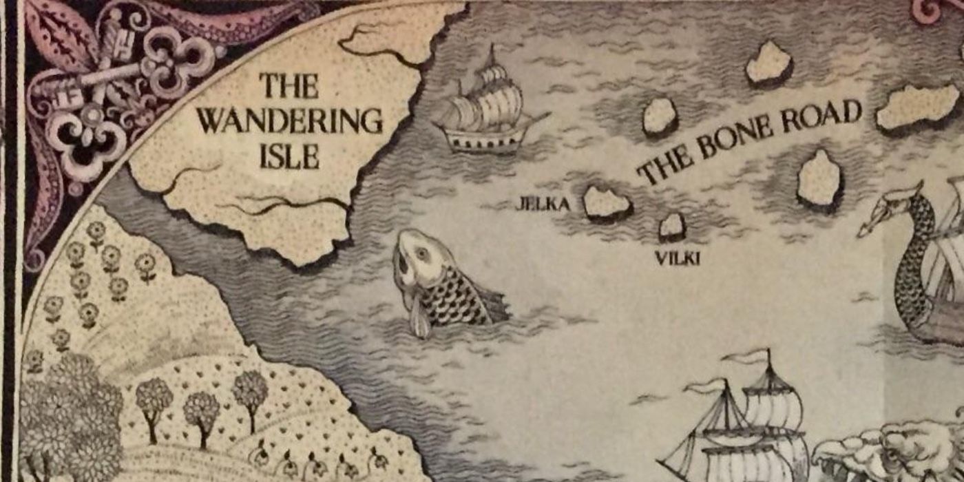 The Wandering Isle in the Shadow and Bone Map
