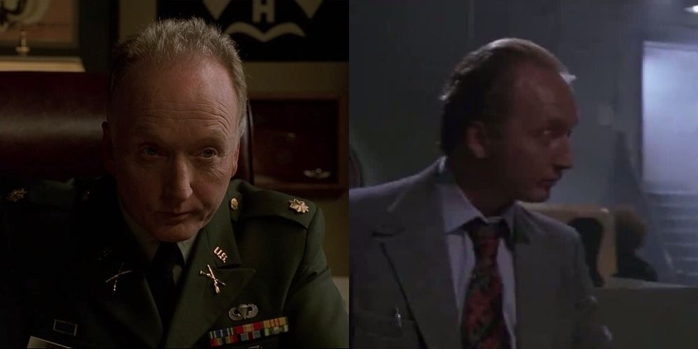 Tobin Bell portrays a parole officer and a military officer in The Sopranos and Goodfellasf