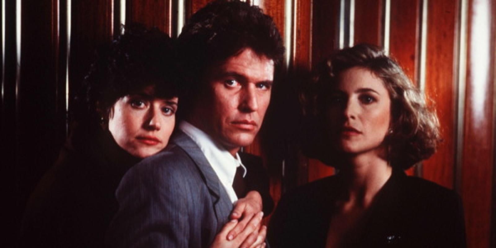 Tom Berenger, Mimi Rogers and Lorraine Bracco in a promotional poster for Someone To Watch Over Me