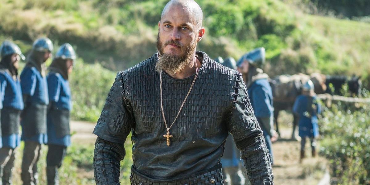 Ragnar Lothbrok meets king Ecbert in Vikings