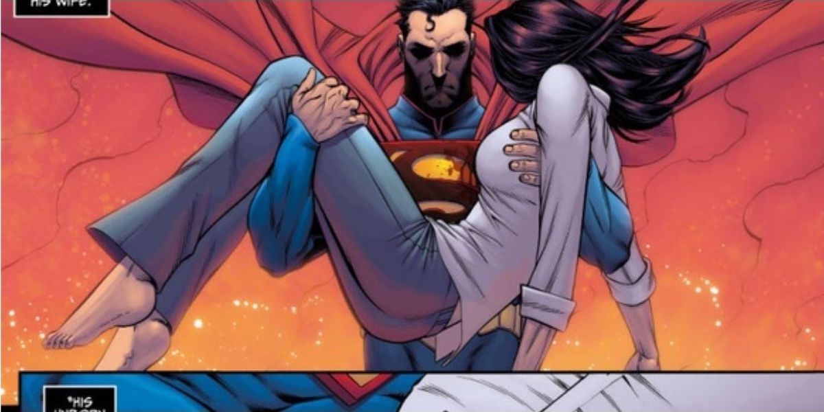 Superman carries Lois Lane&rsquo;s body after killing her