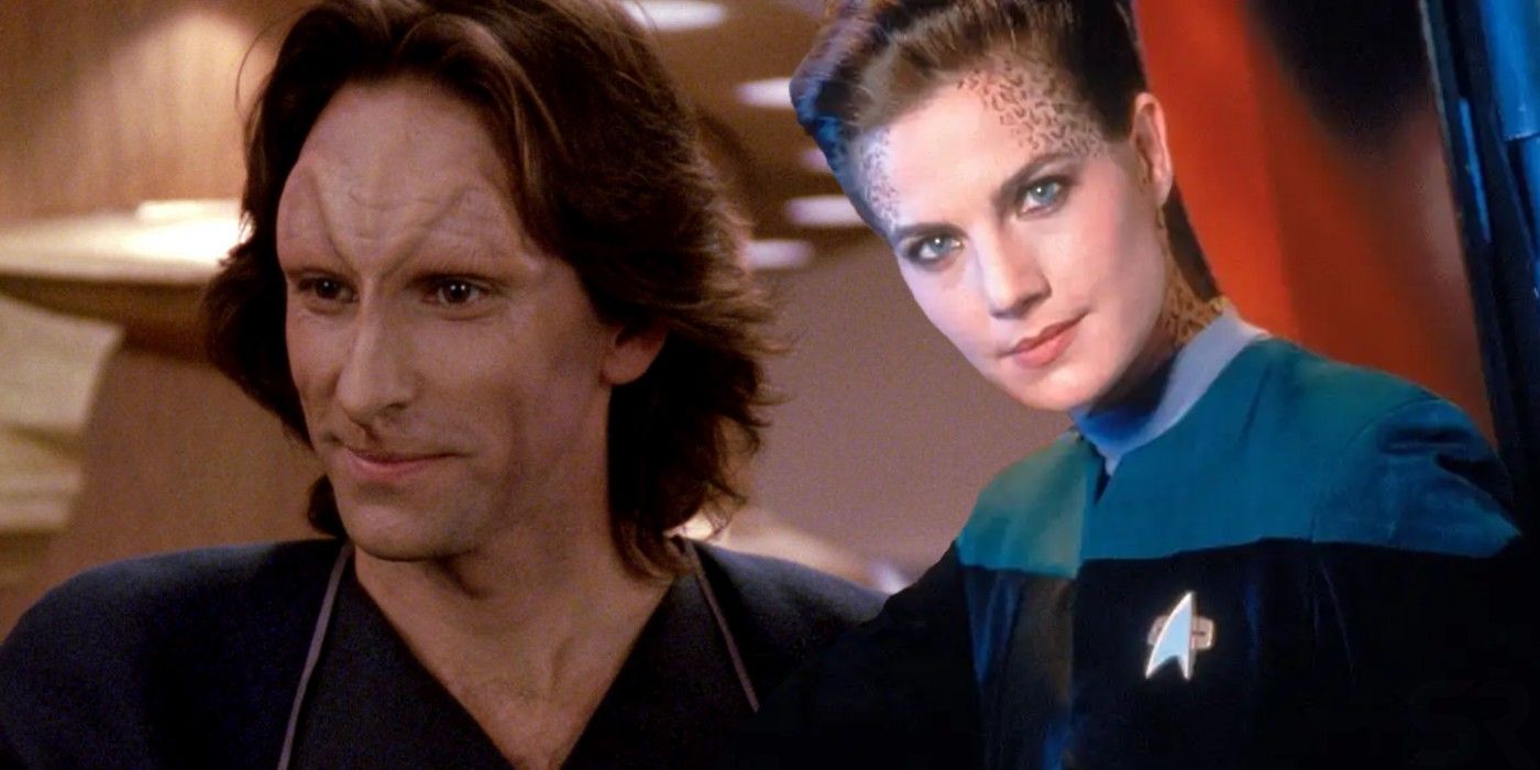 Trill Characters Odan And Jadzia Dax From Star Trek