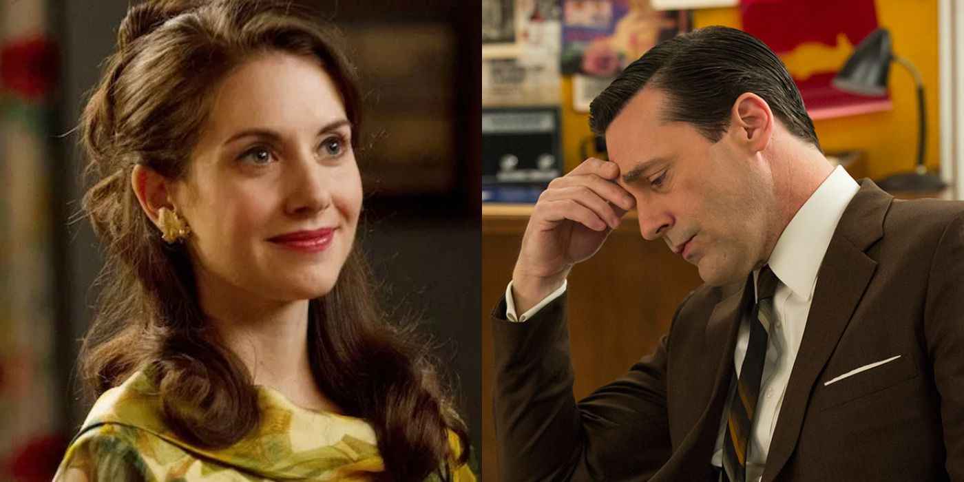 Trudy Campbell and Don Draper on Mad Men