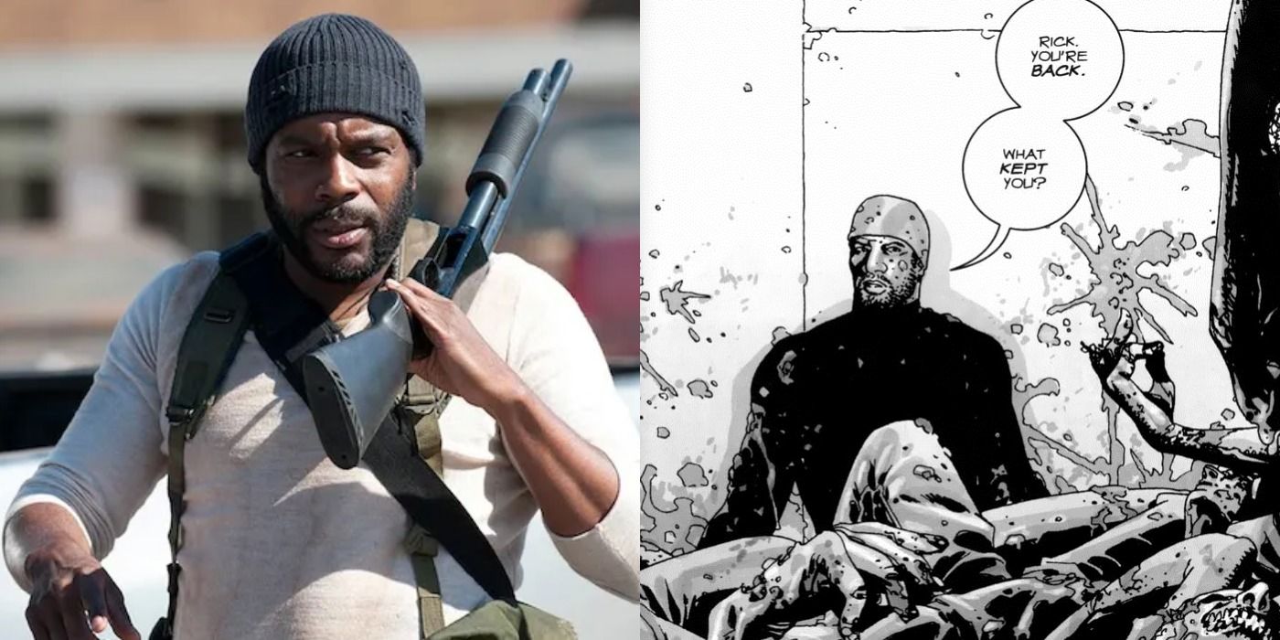 Tyreese in The Walking Dead.