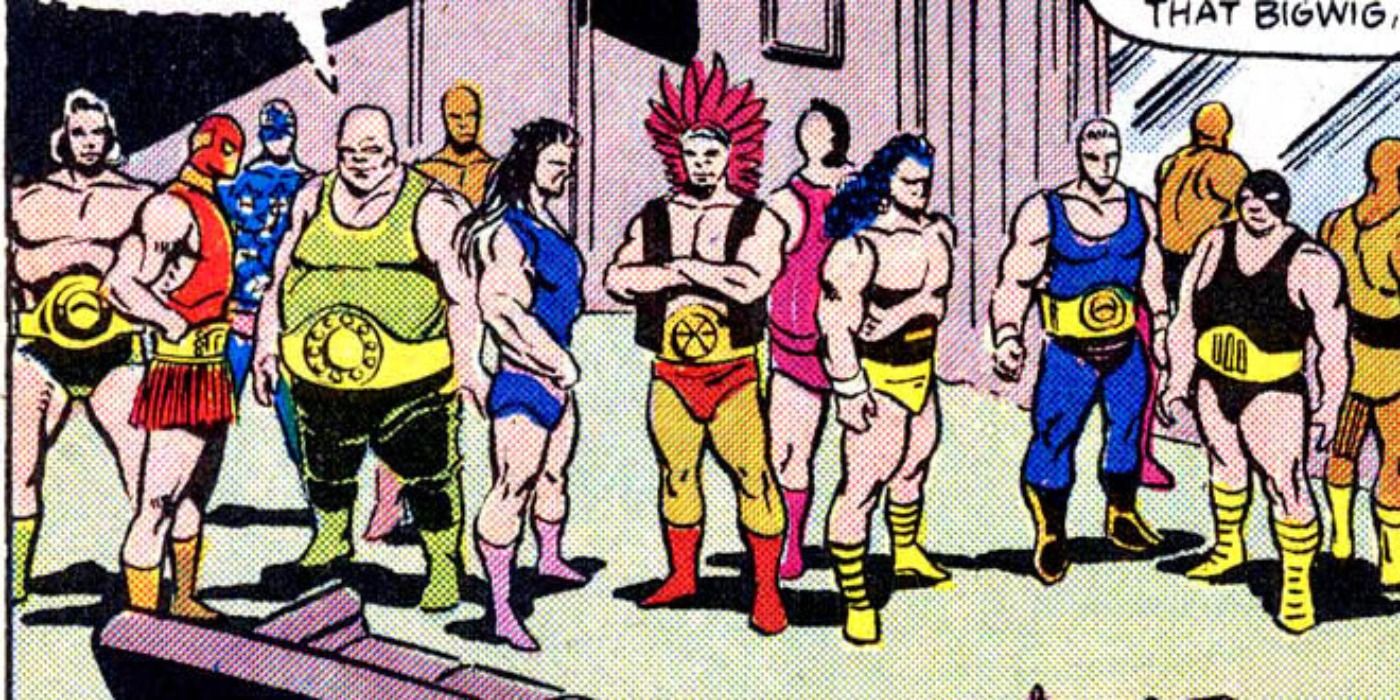 Unlimited Class Wrestling Federation Line Up Marvel Comics