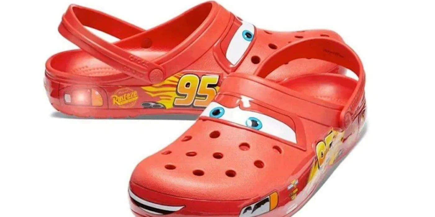 Lightning McQueen shoes created really captured his meme essence.