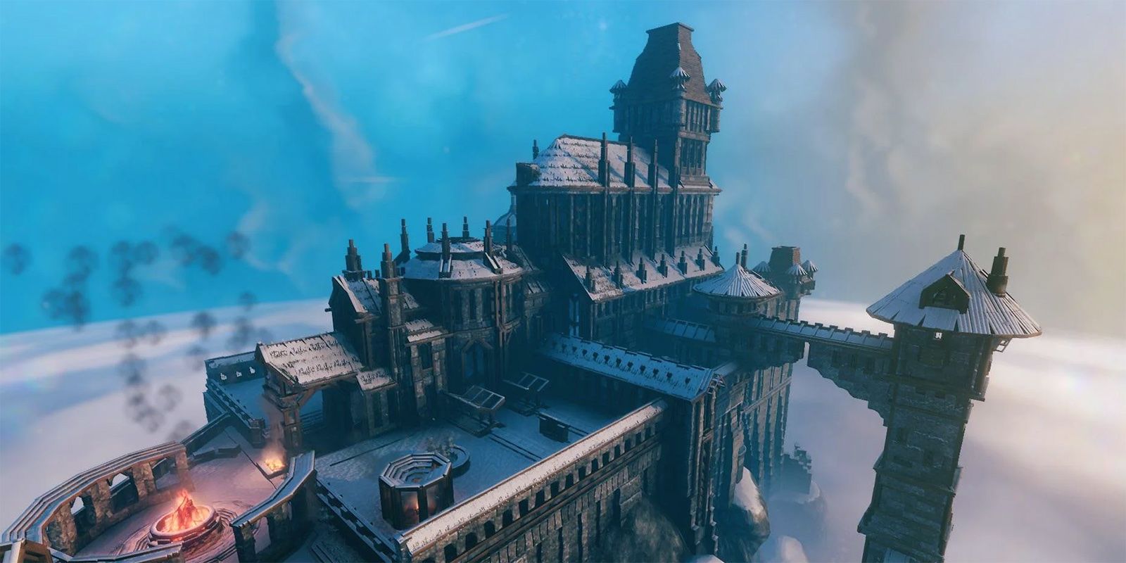 A Valheim Player Is Rebuilding Fable 2's Massive Fairfax Castle