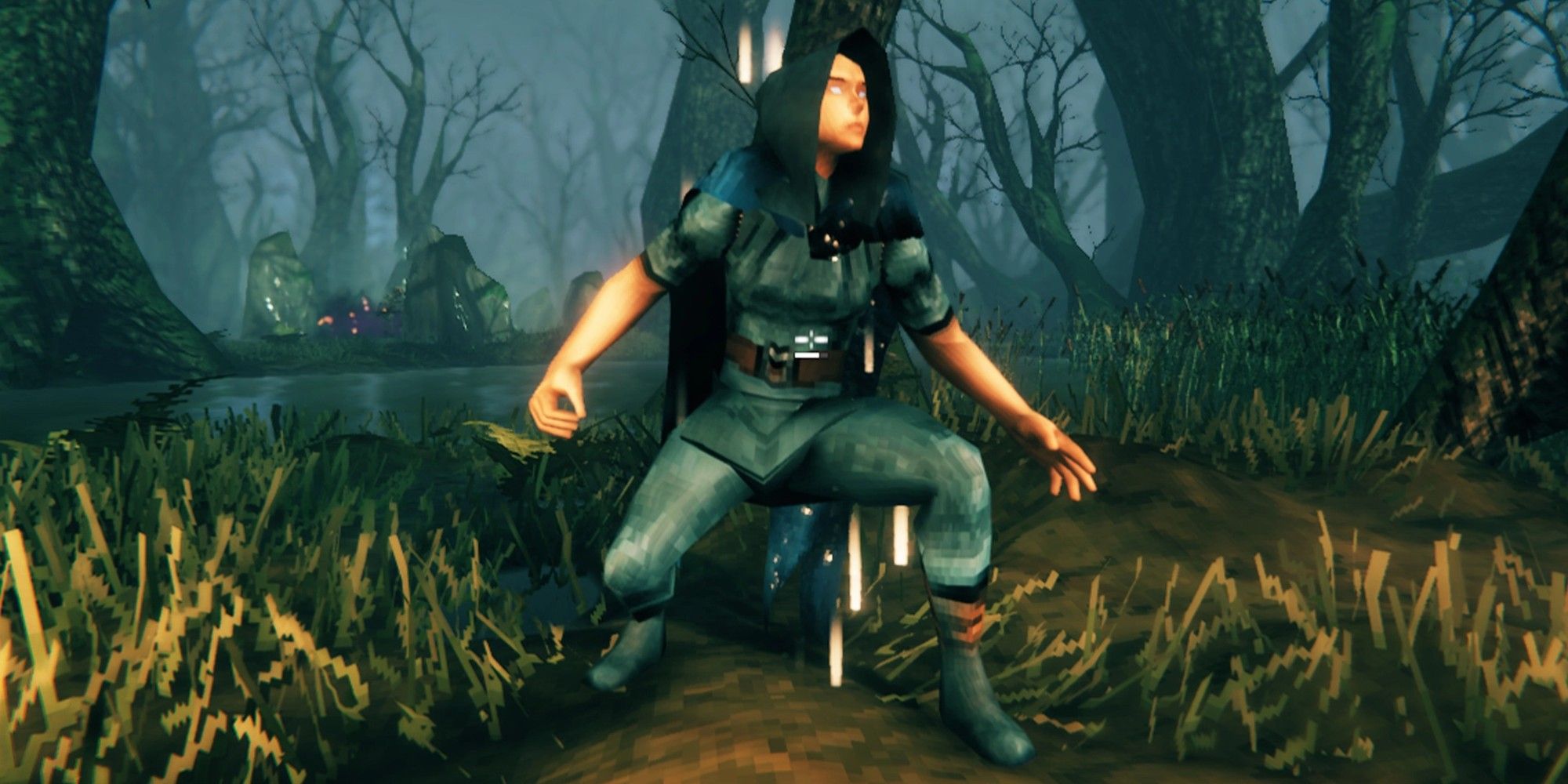 A player dons the Troll Hide Armor Set in Valheim