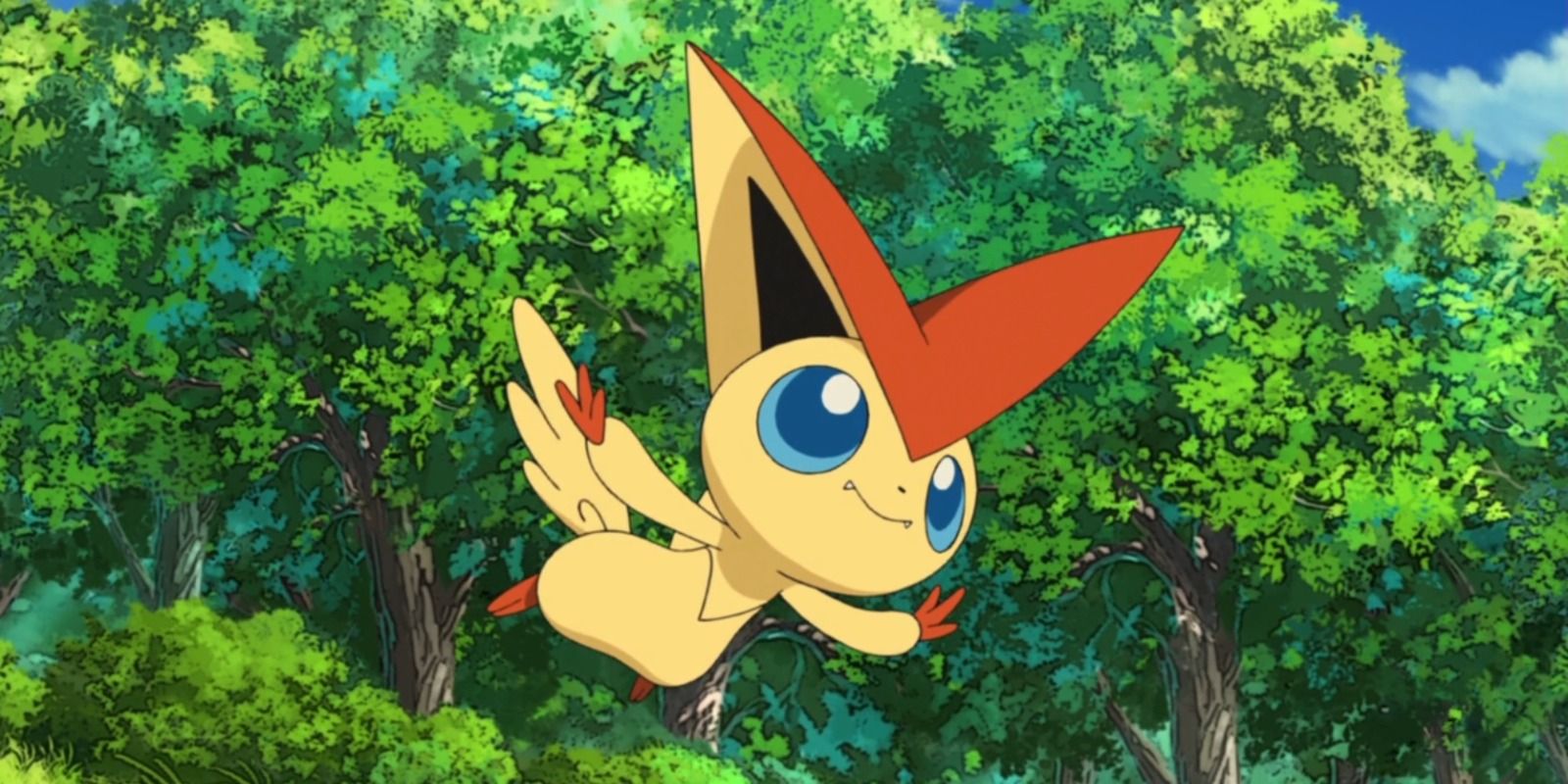 Still de Victini no 14º filme de anime Pokémon