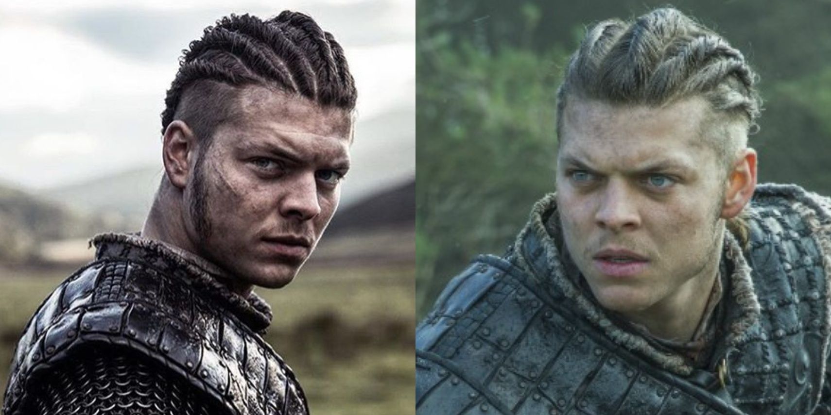 Ivar (James Quinn Markey) looking intensely in &quot;Vikings.&quot;