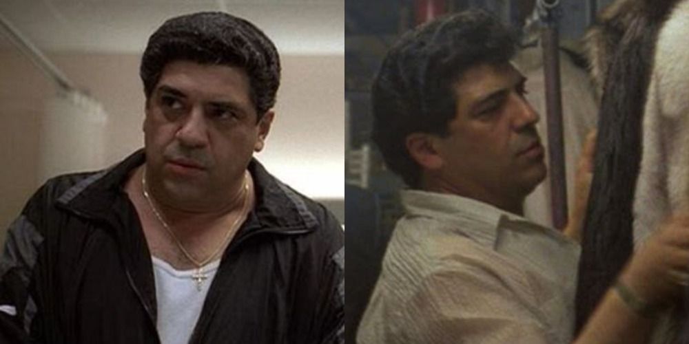 Vincent Pastore appearing in The Sopranos and Goodfellas