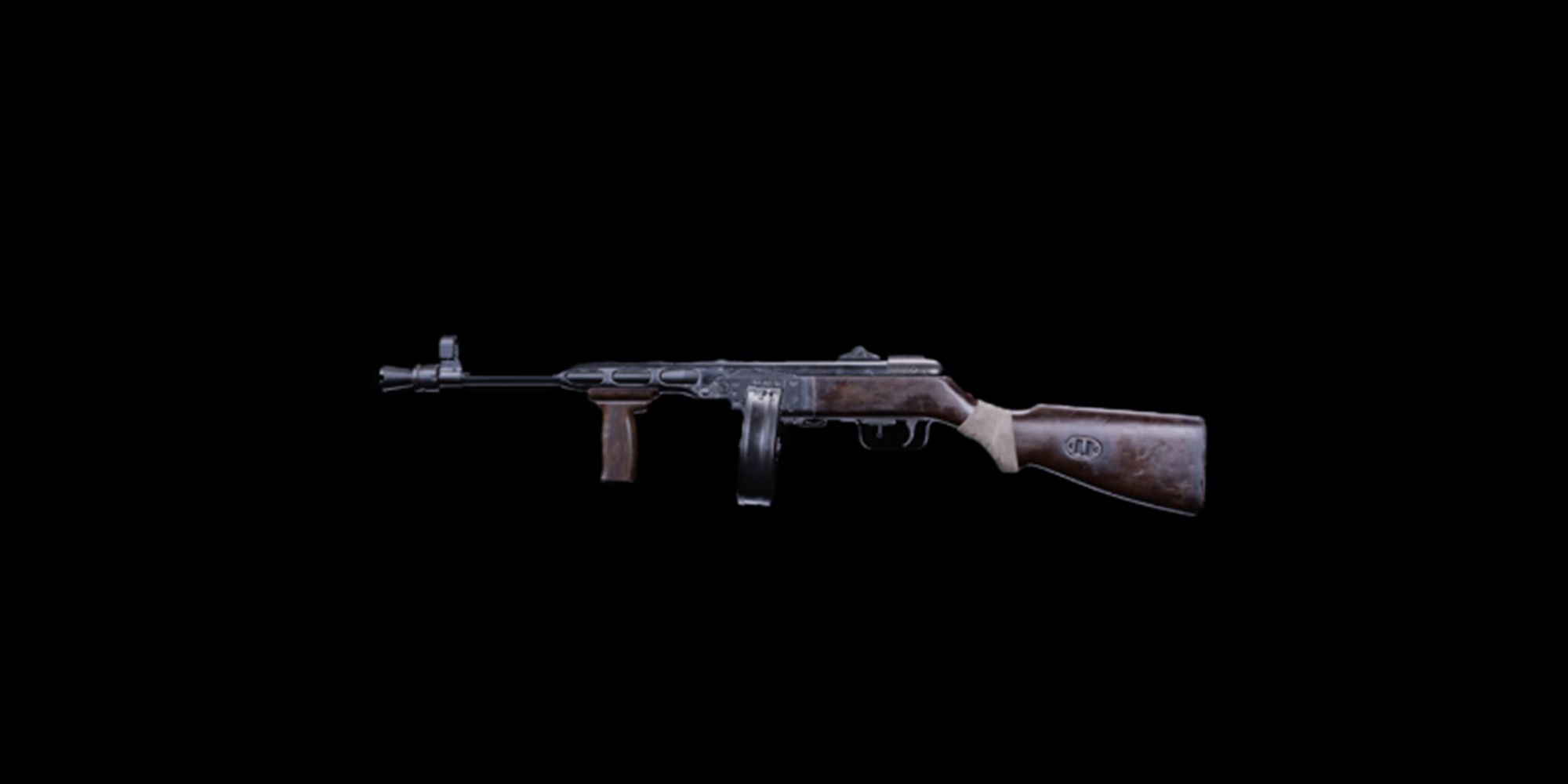Warzone PPSH-41 from Call of Duty against a black background