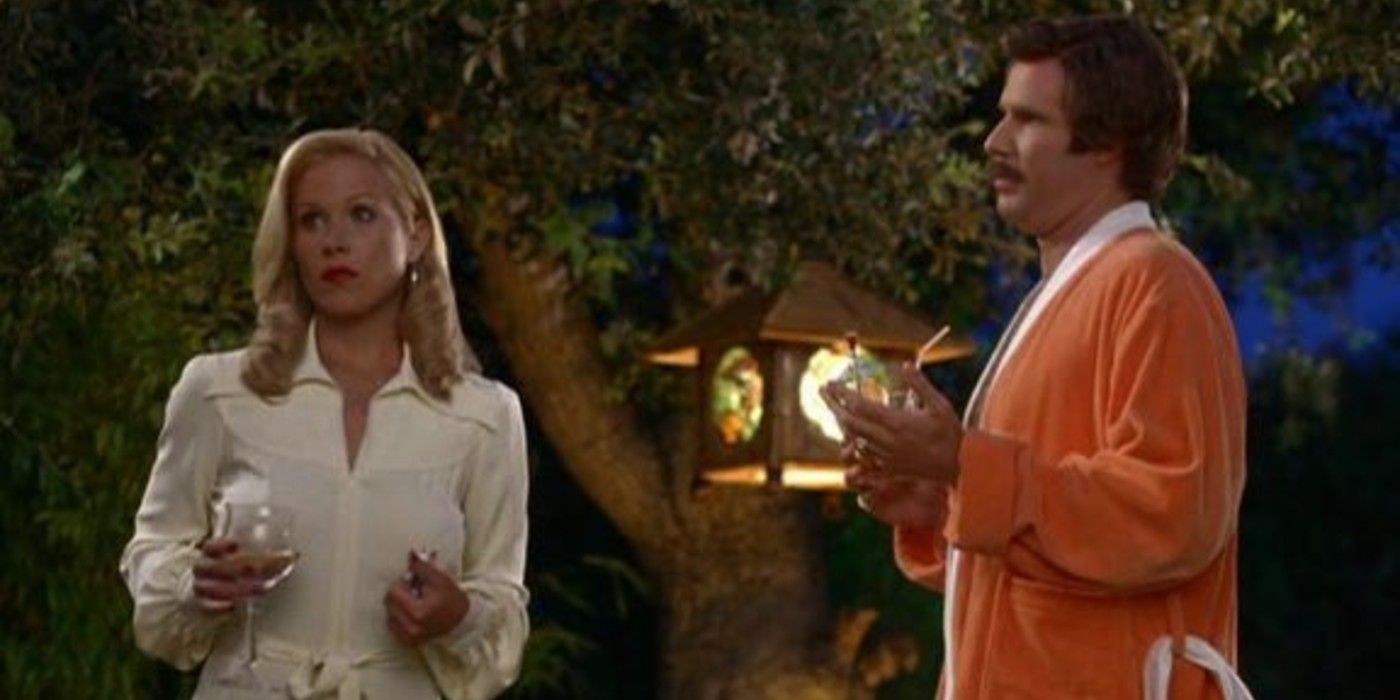 Veronica Corningstone meets Ron for the first time in Anchorman