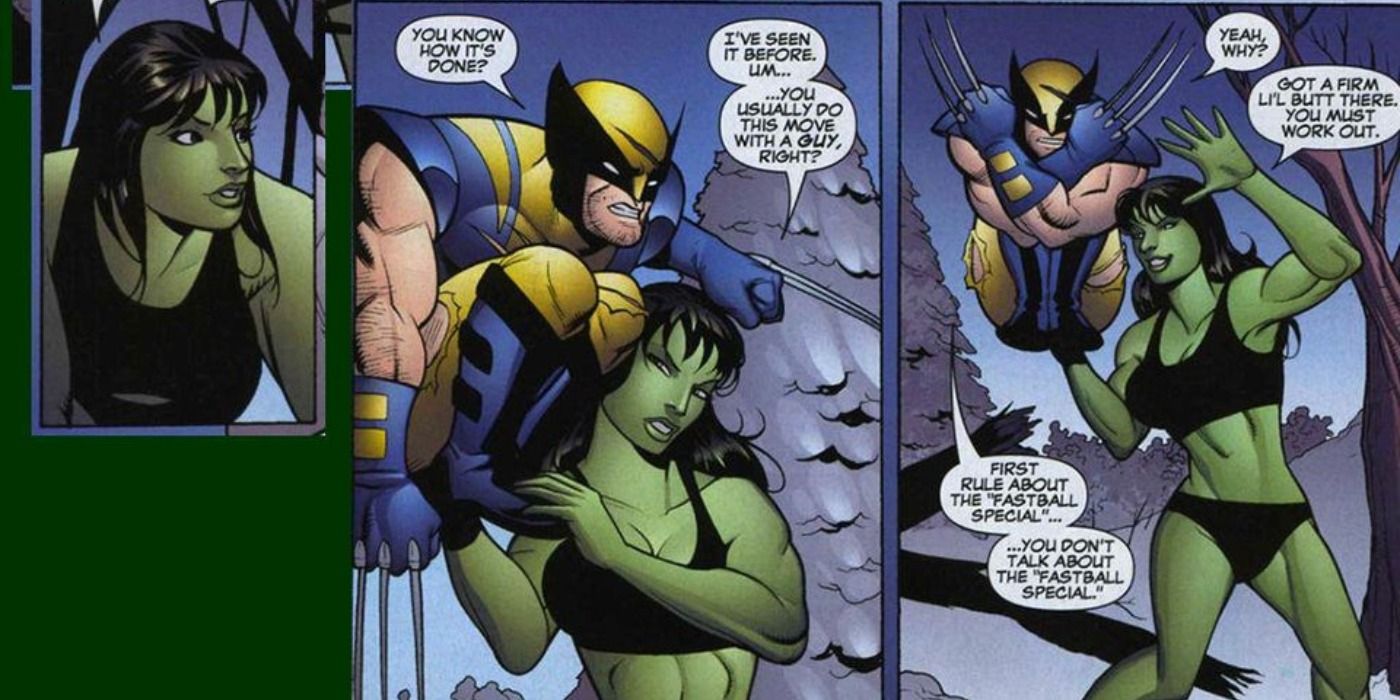 Wolverine She Hulk Fast Ball Special
