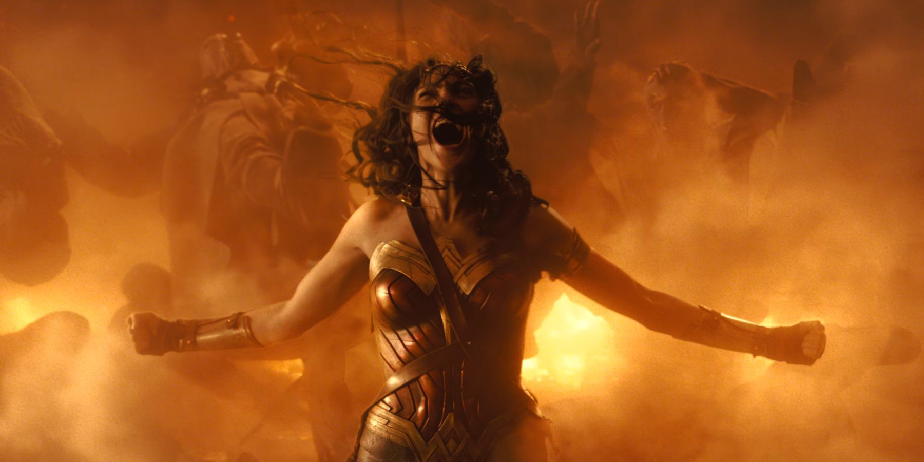 Wonder Woman Unleashing Her Power - Wonder Woman 2017