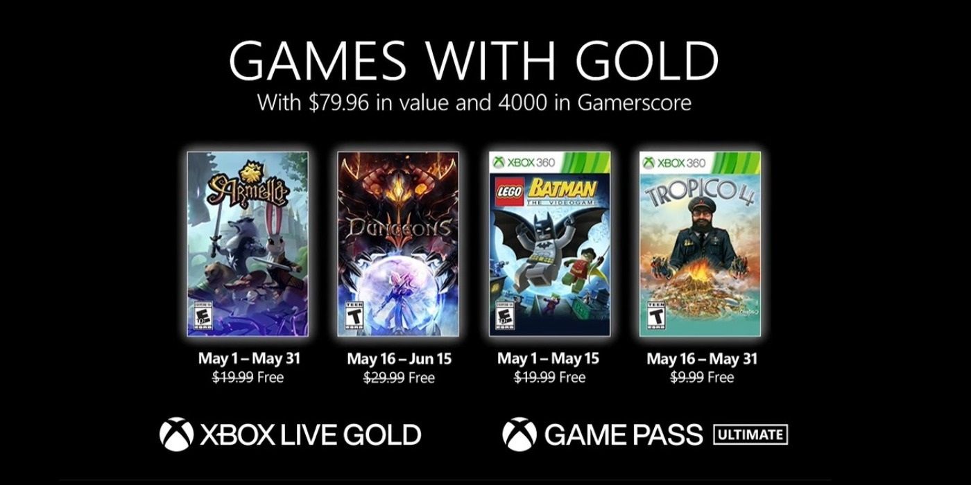 Xbox Games With Gold May 2021 Cover
