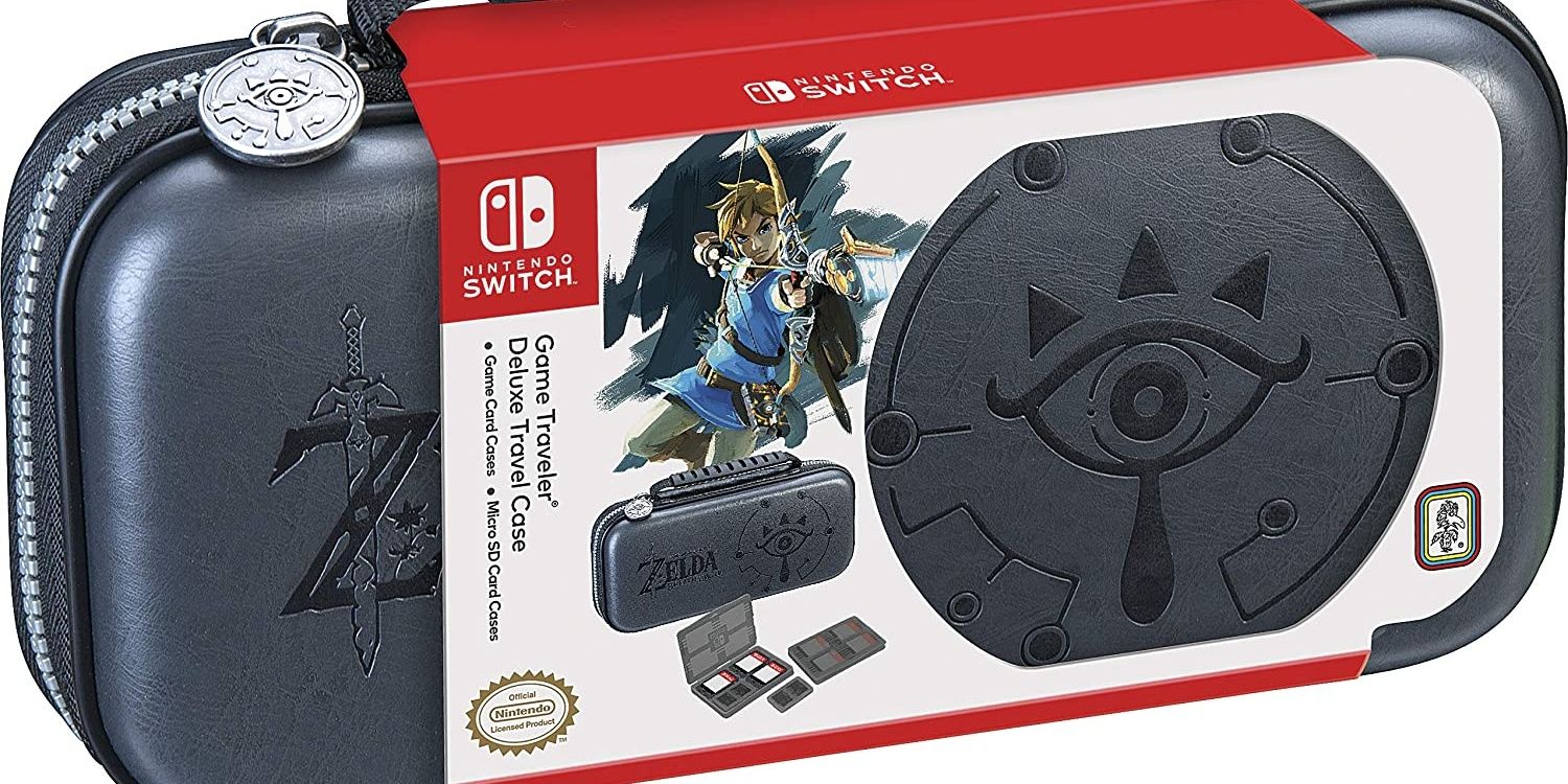 Closeup of Zelda Switch Case