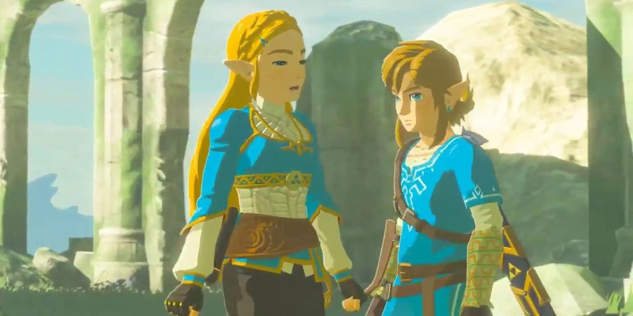 Zelda and Link from The Legend of Zelda