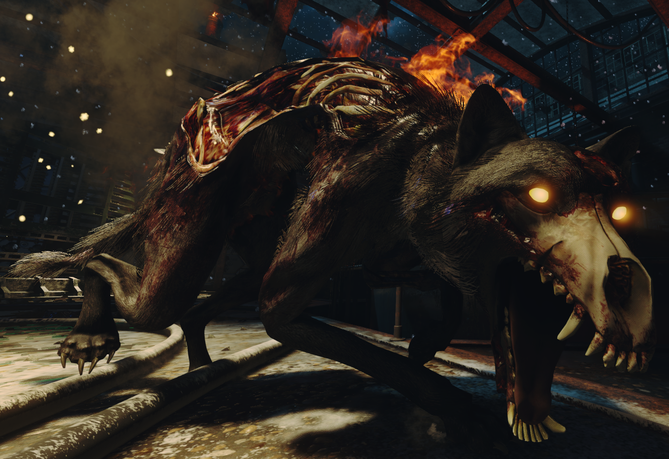 Hellhounds in Call of Duty's zombies mode.
