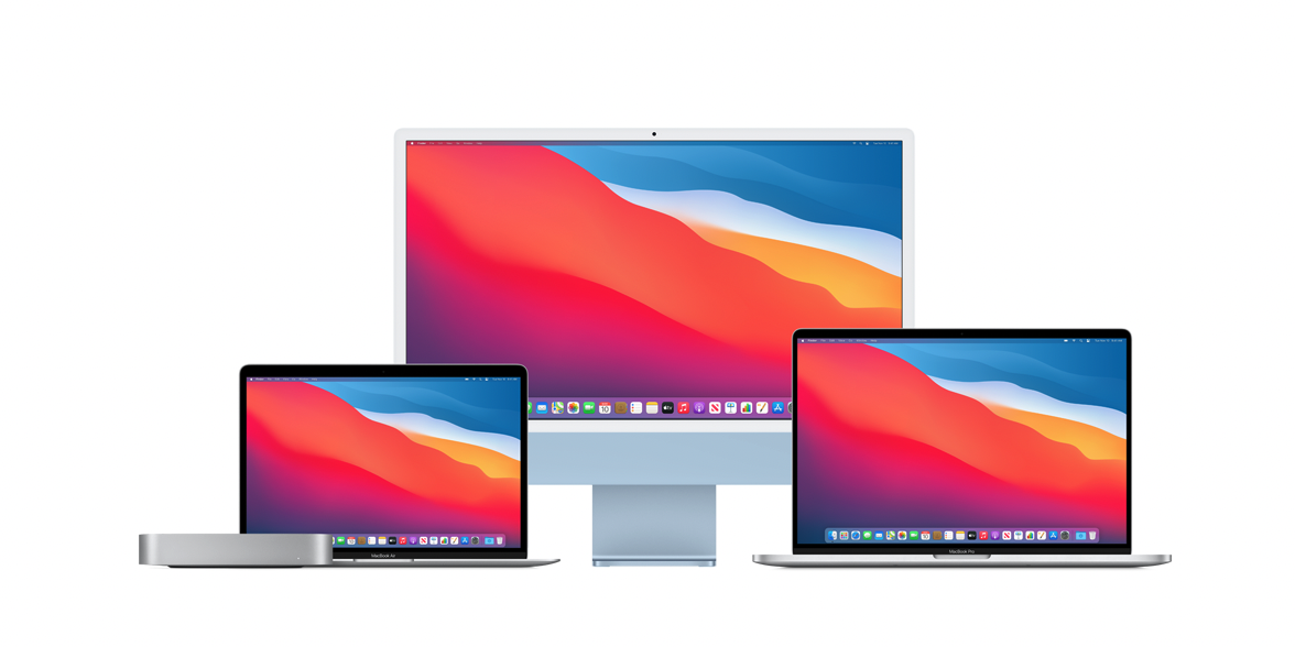 Apple's Mac lineup as of April 2021
