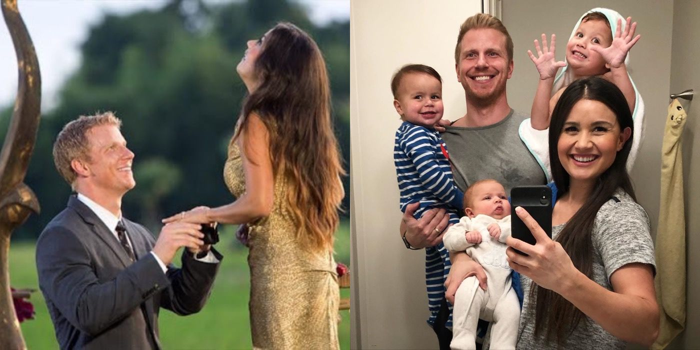 Sean Lowe, his wife Catherine, and their family.
