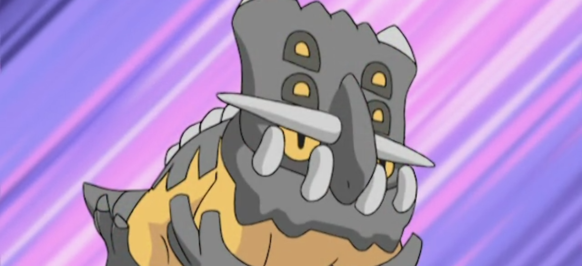 Bastiodon from the Pokémon tv series