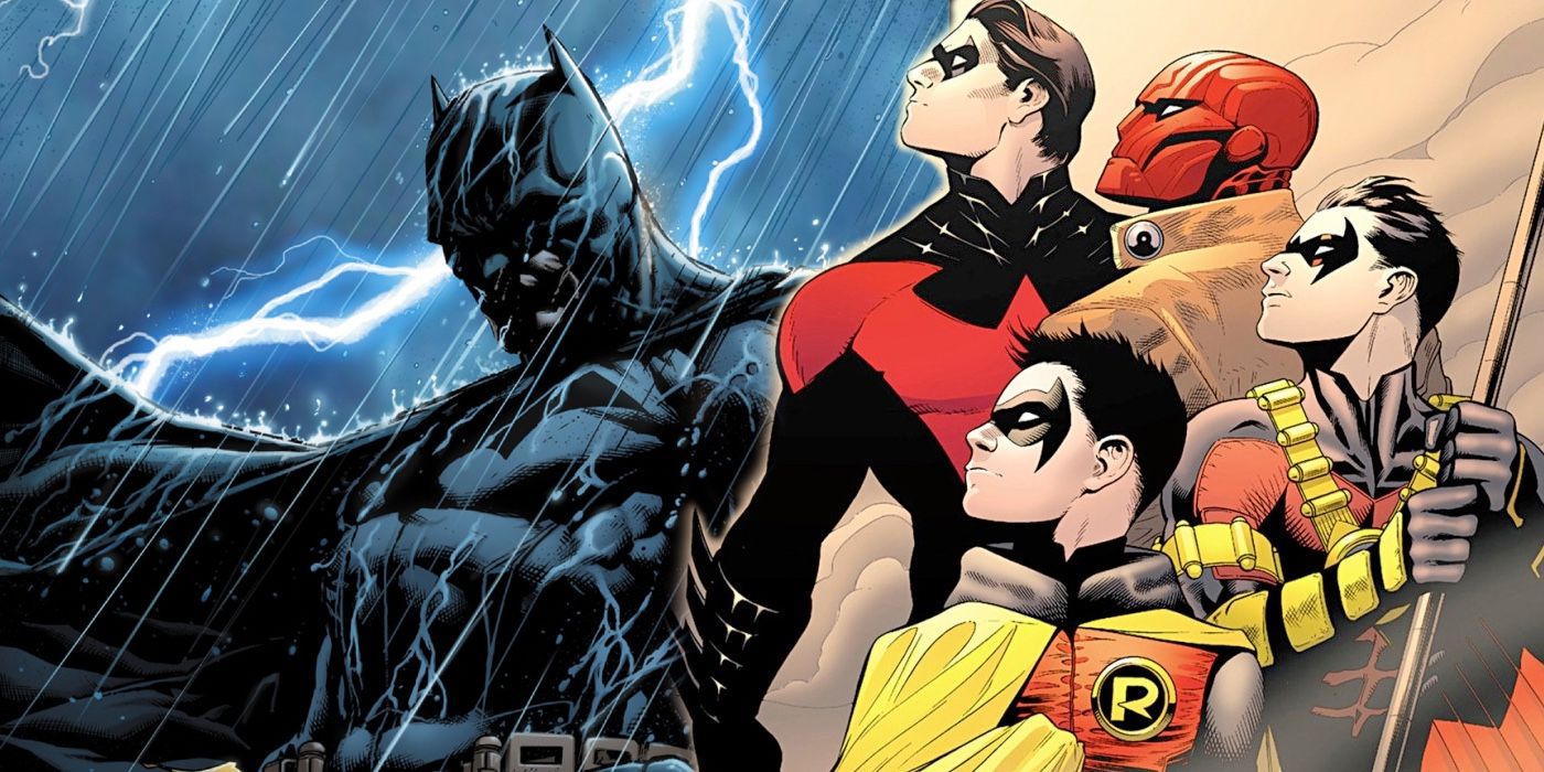 Batman and Bat-Family of Robins in DC comics