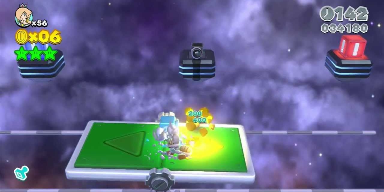 Cosmic Cannon Cluster in Super Mario 3D World 