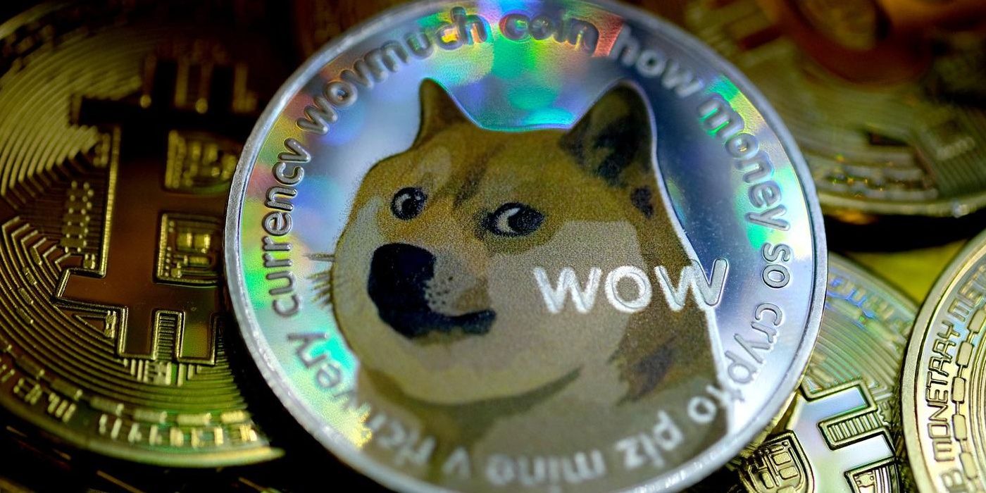 The Dogecoin cryptocurrency.