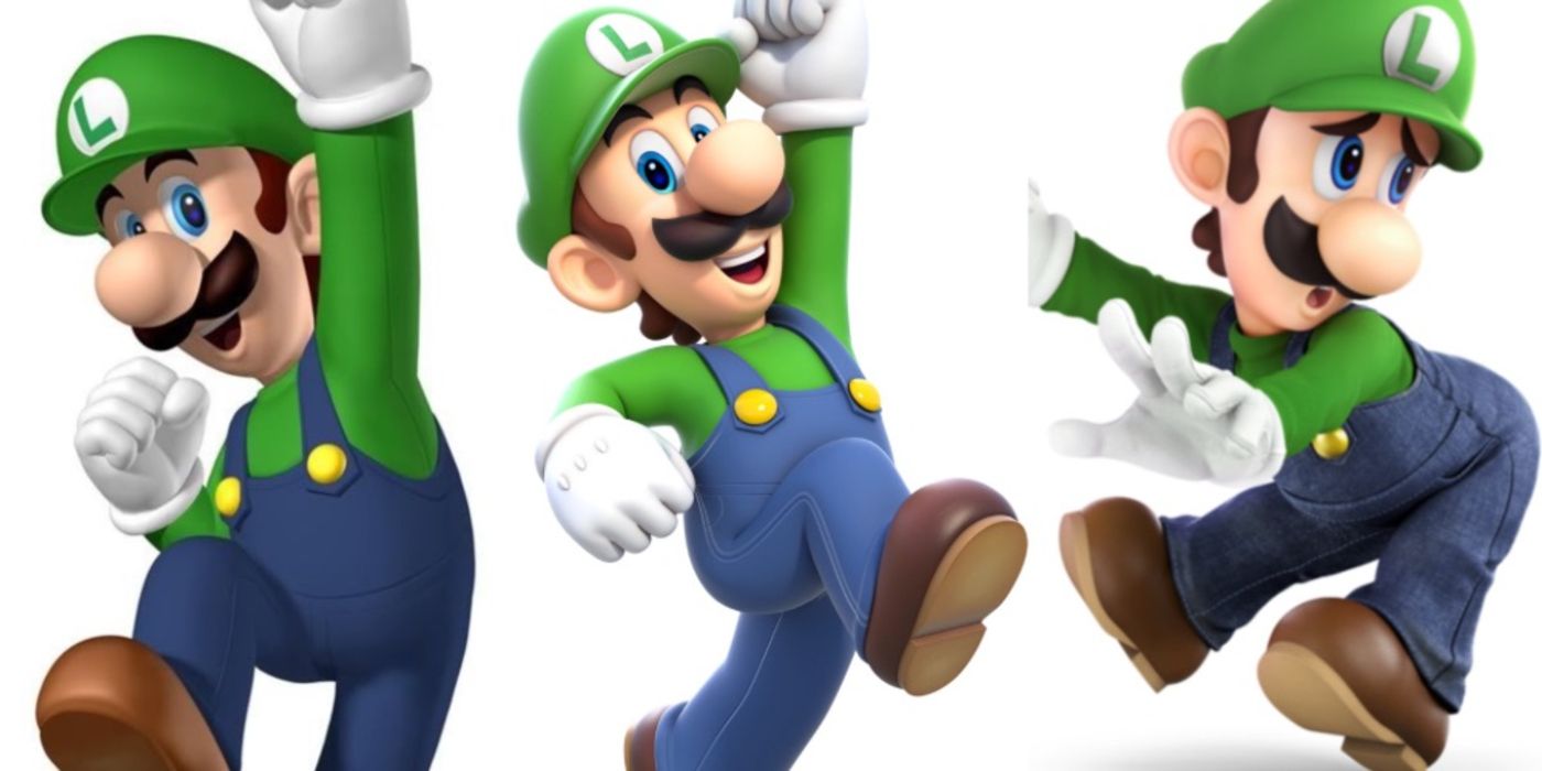 Luigi in Super Mario 3D world.