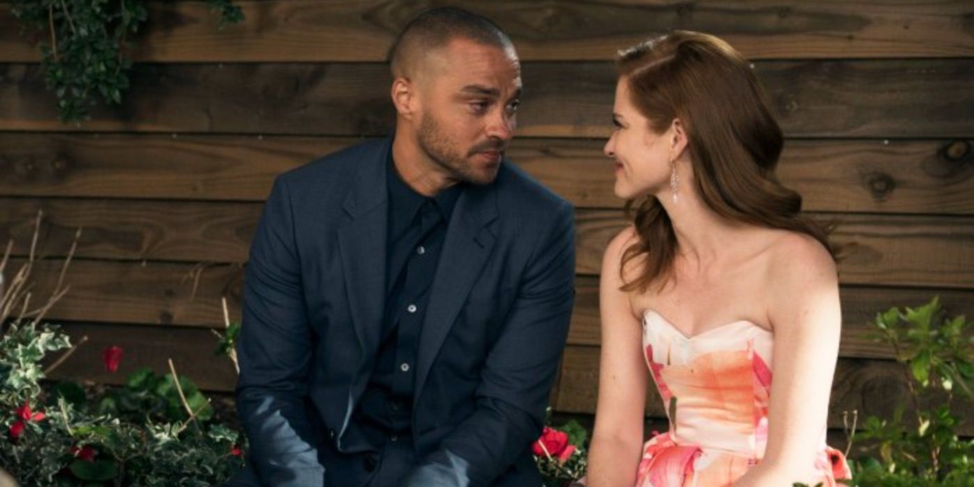 April Kepner saying goodbye to Jackson on Grey&rsquo;s Anatomy