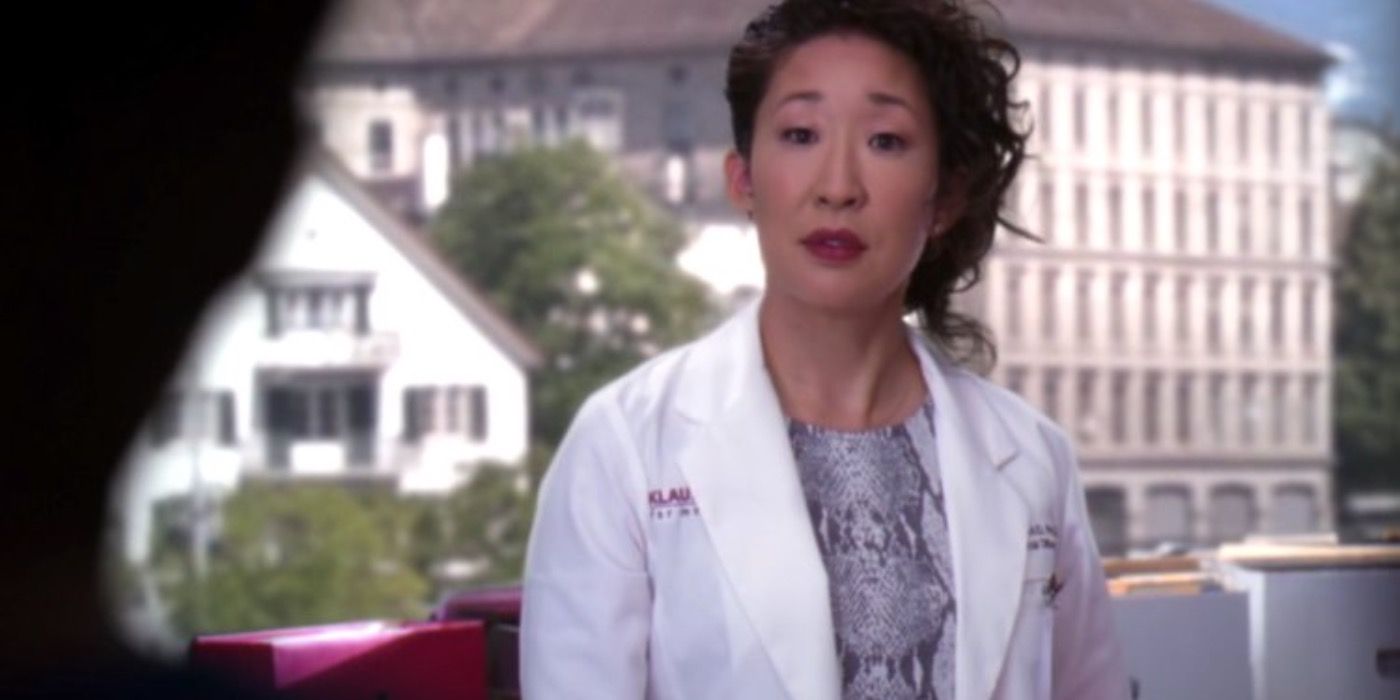 Cristina Yang in her last episode before departing Grey-Sloan.