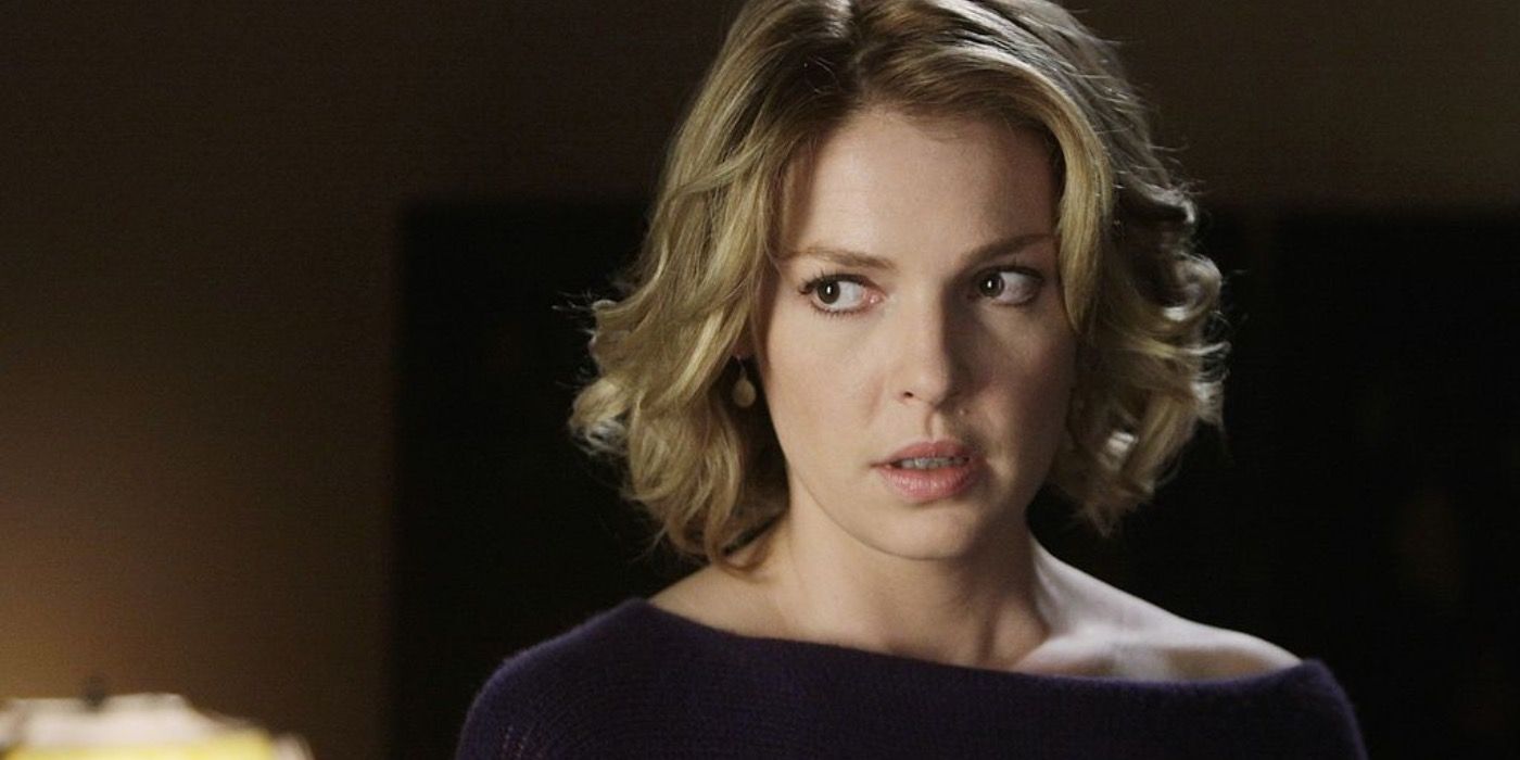 Izzie Stevens leaving Meredith&rsquo;s house.
