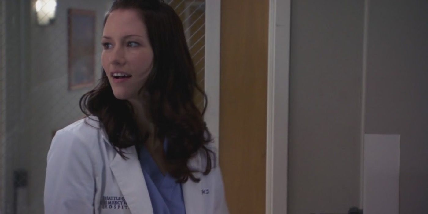 Lexie Grey at work in the hospital in Grey&rsquo;s Anatomy