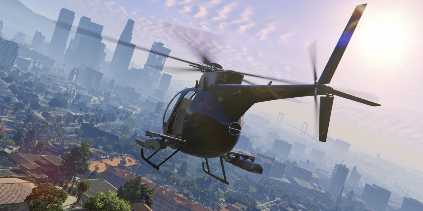 gta online helicopter flying