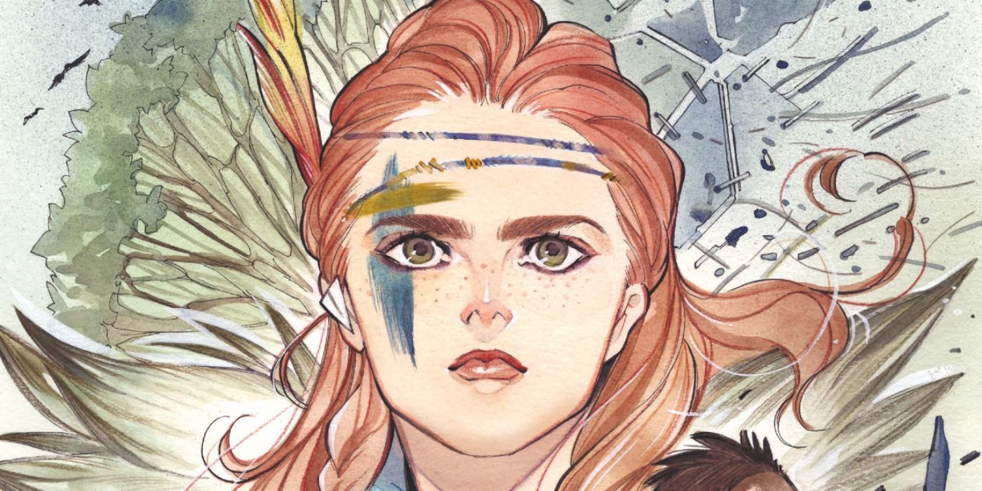 horizon zero dawn comic cover art