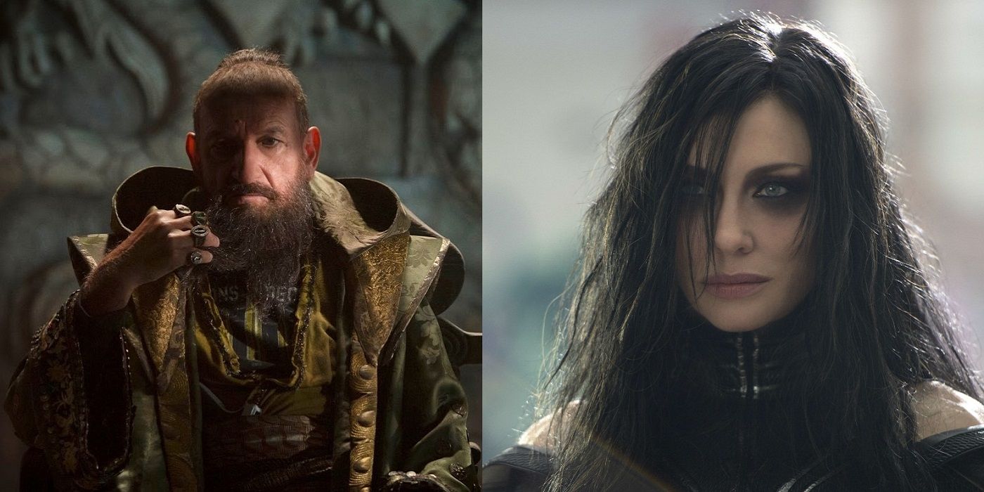 Ben Kingsley in Iron Man 3 and Cate Blanchett in Thor: Ragnarok