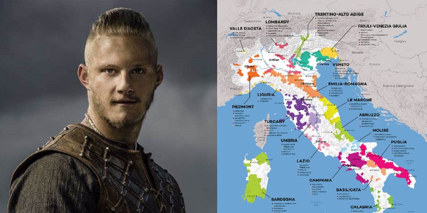 Bjorn de Vikins e mapa da Itália