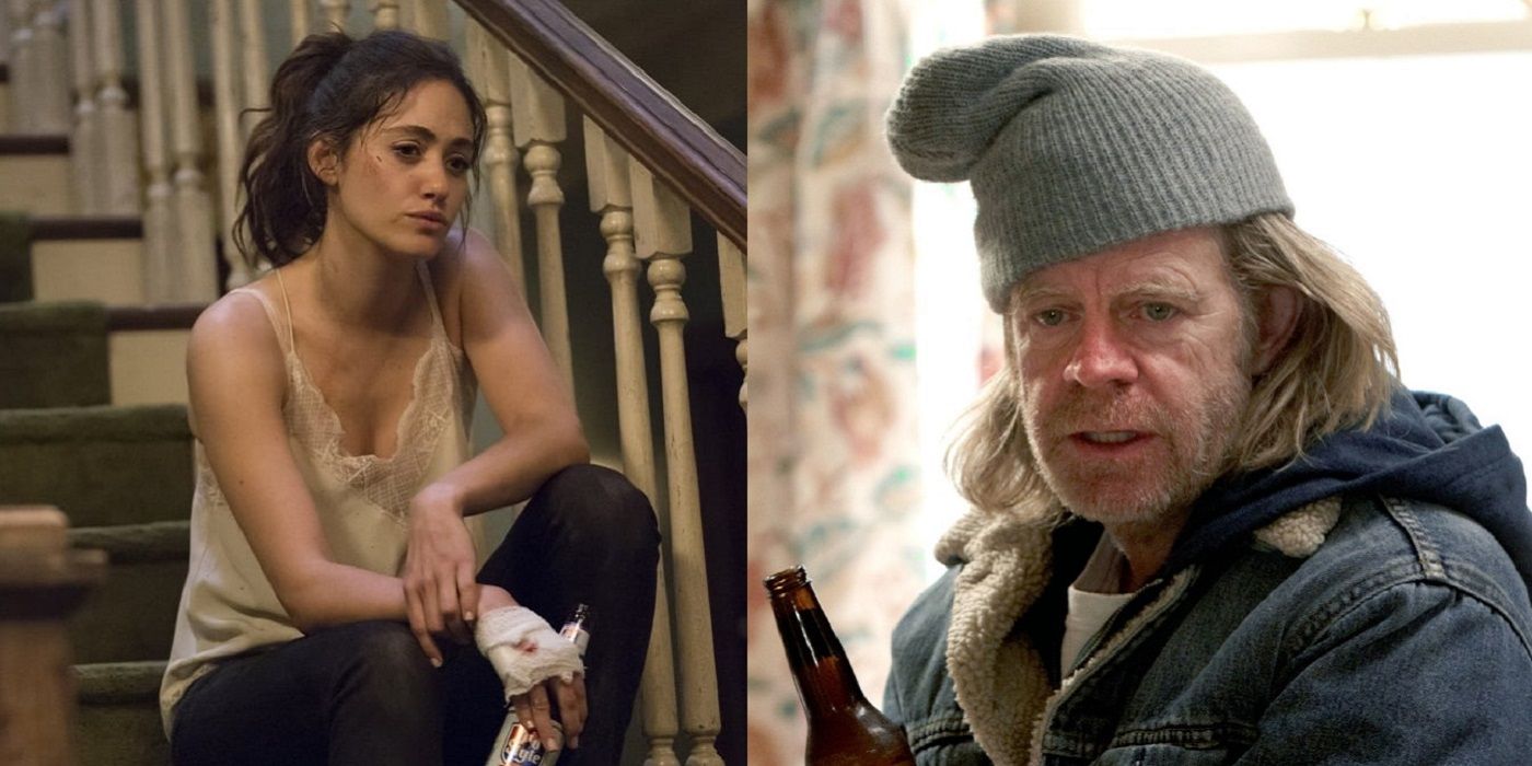 Emmy Rossum and William H. Macy in Shameless